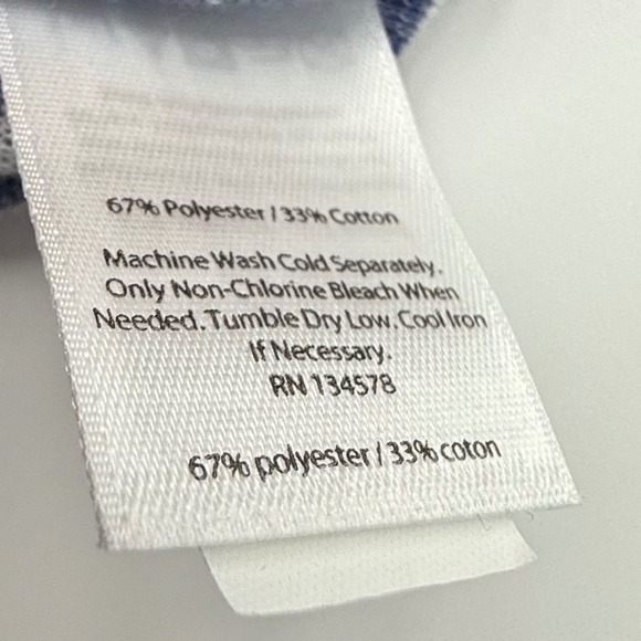 Vineyard Vines Womens Blue Slub Knit Striped Lined Pullover Hoodie Size Small - Picture 9 of 11